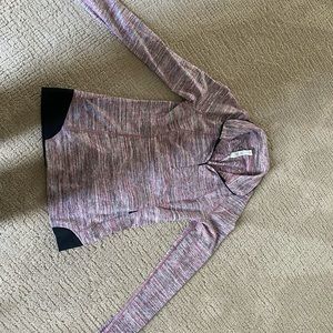 Size 6 stripped lululemon quarter zip